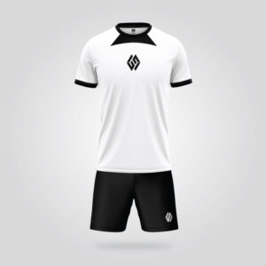 Black White Soccer Uniform