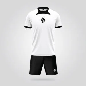 Black White Soccer Uniform