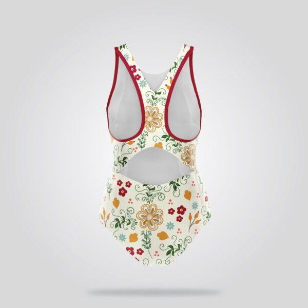 Floral One-Piece Swimsuit - Image 2