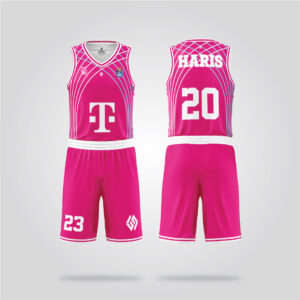 Bonn Pink Basketball Uniform