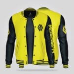 Yellow Black Varsity Jacket