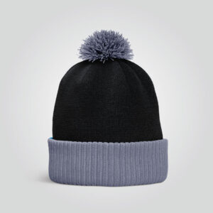 Classic Beanie – Black & Grey