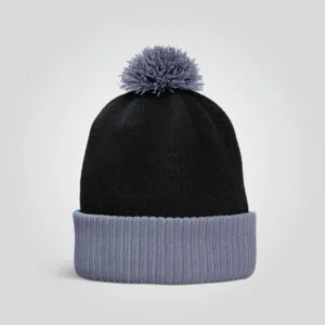 Classic Beanie – Black & Grey
