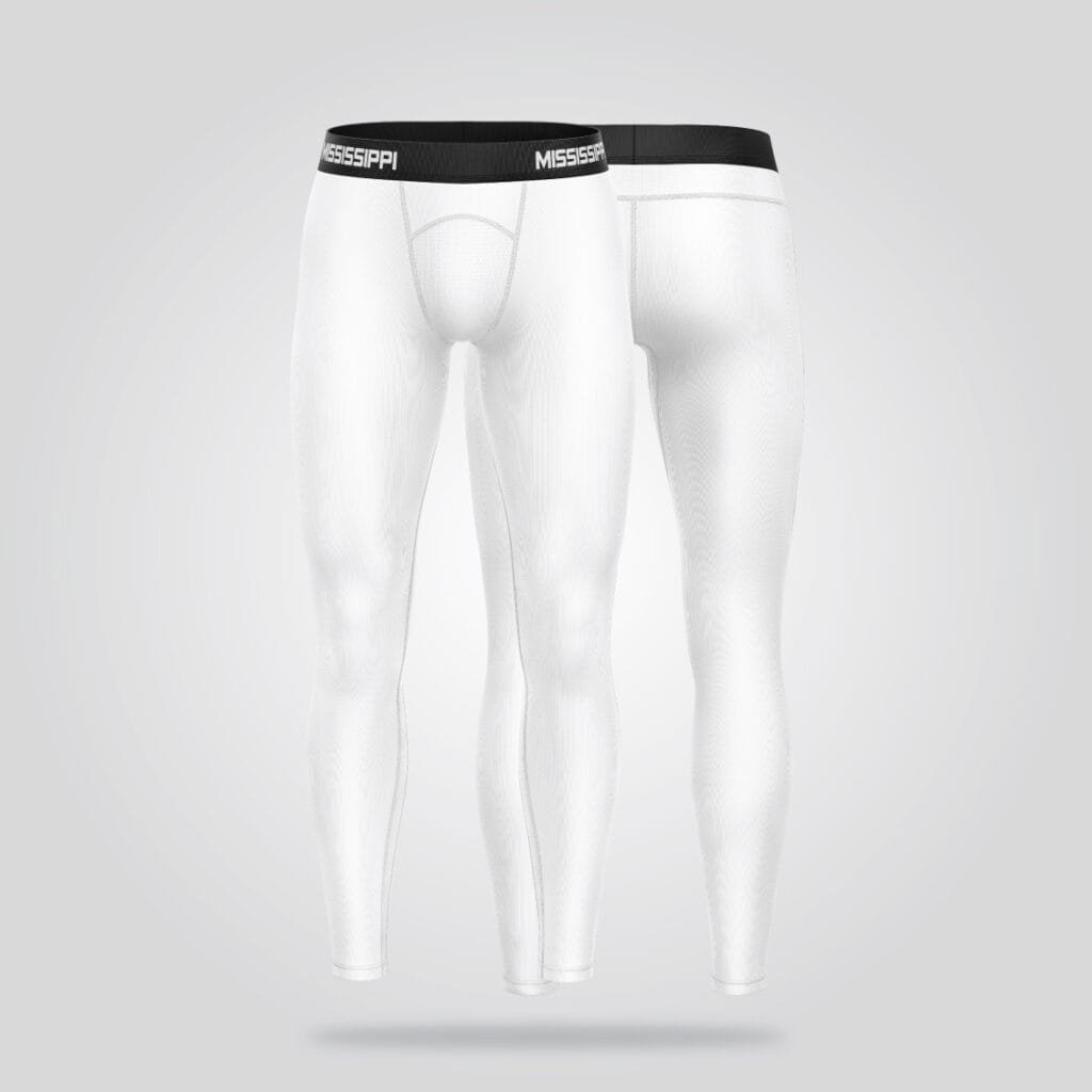 Mississippi White Compression Pants