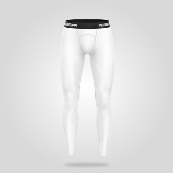 Mississippi White Compression Pants - Image 3