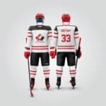 Canada White Hockey Uniform