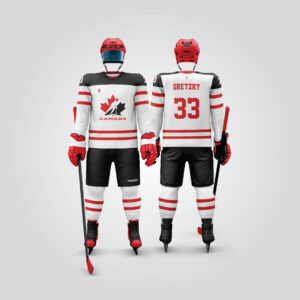 Canada White Hockey Uniform
