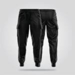 Tactical Black Cargo Joggers