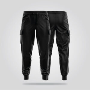 Tactical Black Cargo Joggers