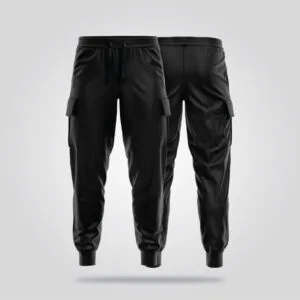 Tactical Black Cargo Joggers