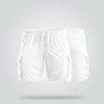 Casual White Cargo Shorts
