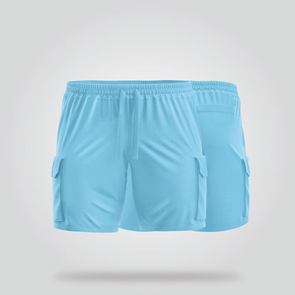 Casual Sky Blue Shorts
