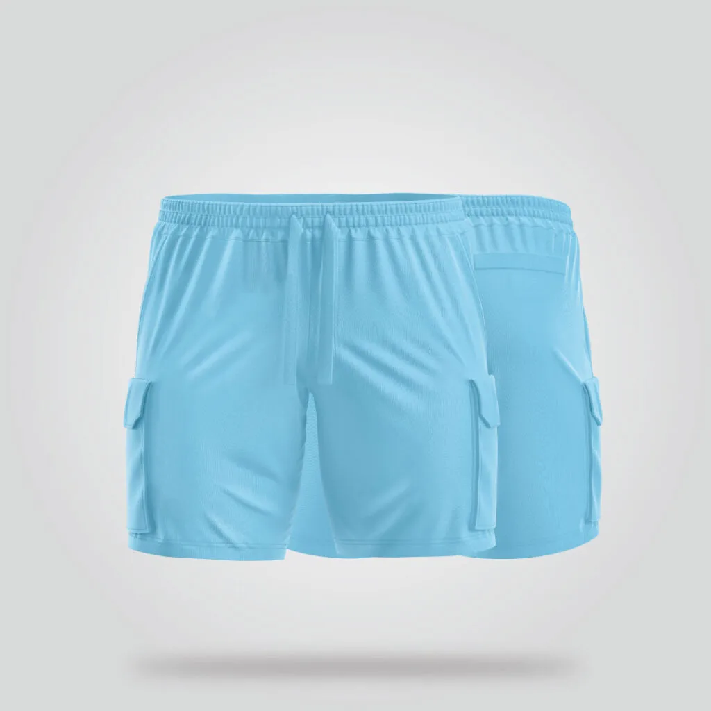Casual Sky Blue Shorts