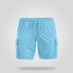 Casual Sky Blue Shorts