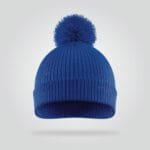 Premium Ribbed Beanie – Deep Blue