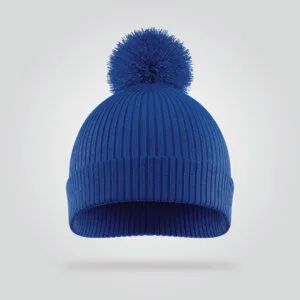 Premium Ribbed Beanie – Deep Blue
