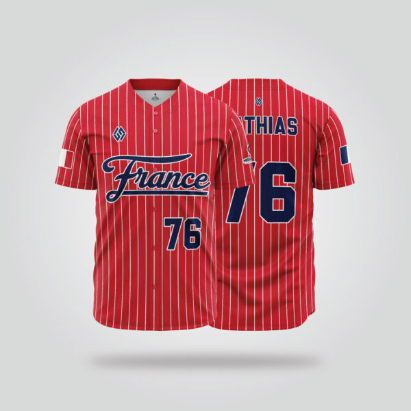 France Legacy Baseball Jersey