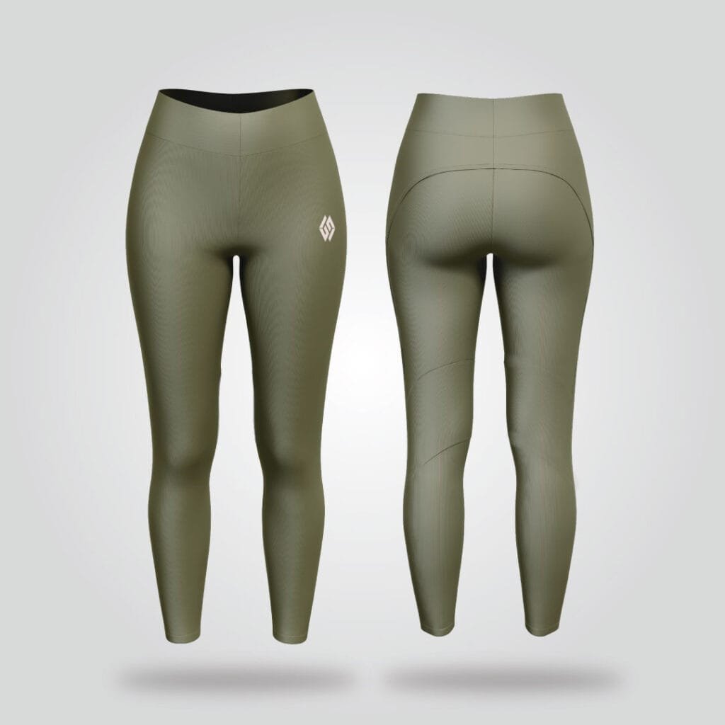 Sculpted Precision Green Leggings