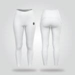Sculpted Precision White Leggings