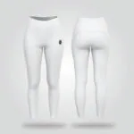 Sculpted Precision White Leggings