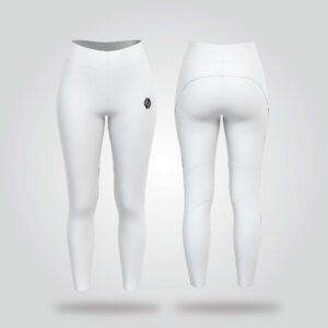 Sculpted Precision White Leggings
