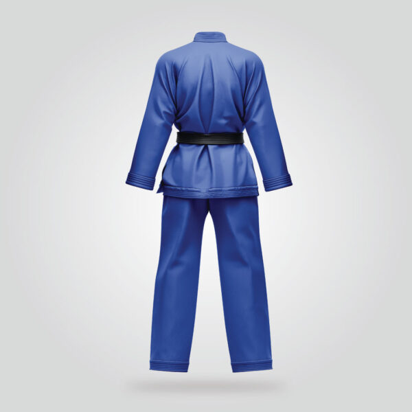 Blue Martial Arts Uniform - Image 3