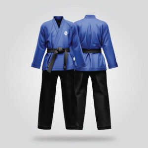 Blue Black Martial Arts Uniform