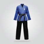 Blue Black Martial Arts Uniform