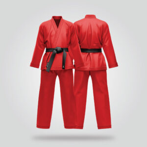 Red Black Martial Arts Uniform