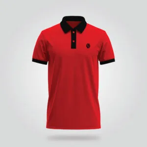 Crimson Edge Classic Polo