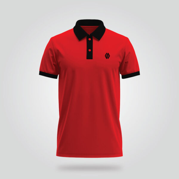 Crimson Edge Classic Polo