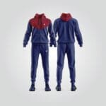 Maroon Crest Tracksuit