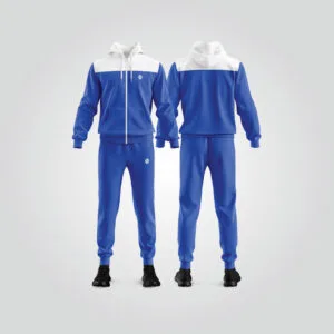 Blue White Sport Suit