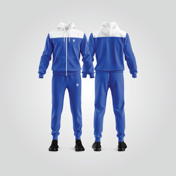 Blue White Sport Suit