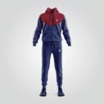 Maroon Crest Tracksuit