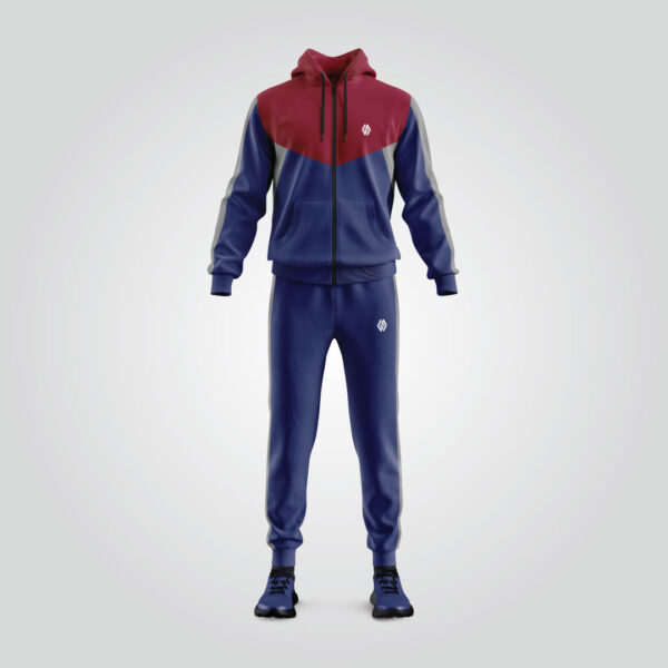 Maroon Crest Tracksuit - Image 2