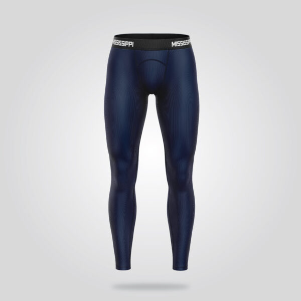 Navy Blue Training Tights - Image 3