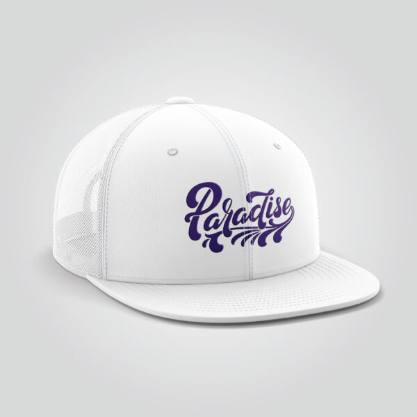 Paradise Snapback – White Edition