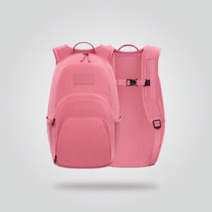 Multi-Compartment Pink Bag