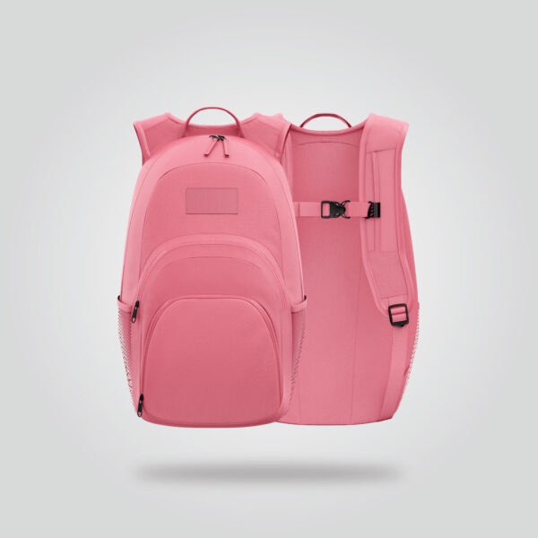 Multi-Compartment Pink Bag