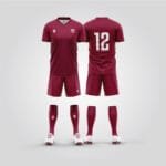 Qatar-Inspired Soccer Uniform