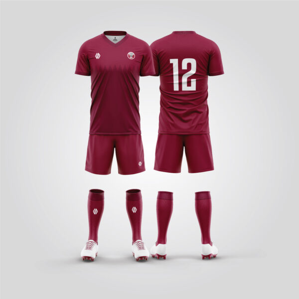 Qatar-Inspired Soccer Uniform