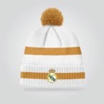 Real Madrid Beanie – White & Gold