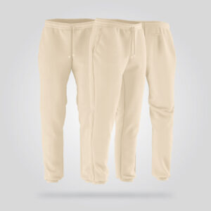 Beige Casual Jogger Pants