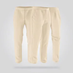 Beige Casual Jogger Pants