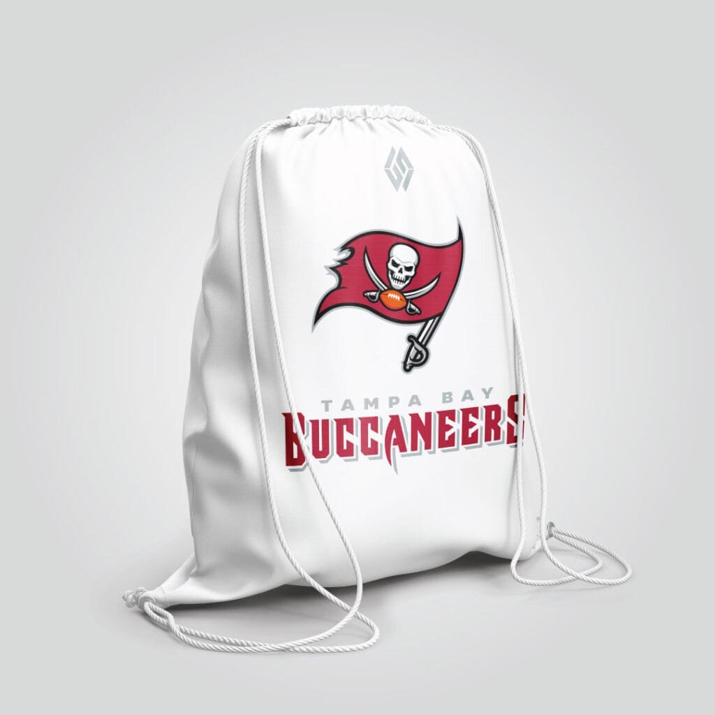 White Buccaneers Gym Sack