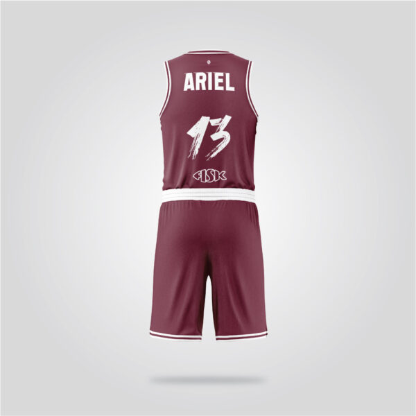 Tindastóll Maroon Basketball Uniform - Image 2