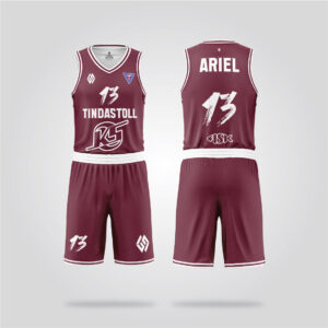 Tindastóll Maroon Basketball Uniform