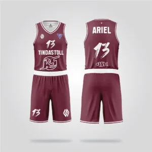 Tindastóll Maroon Basketball Uniform