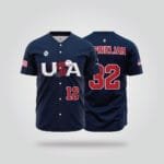 Patriotic USA Baseball Jersey